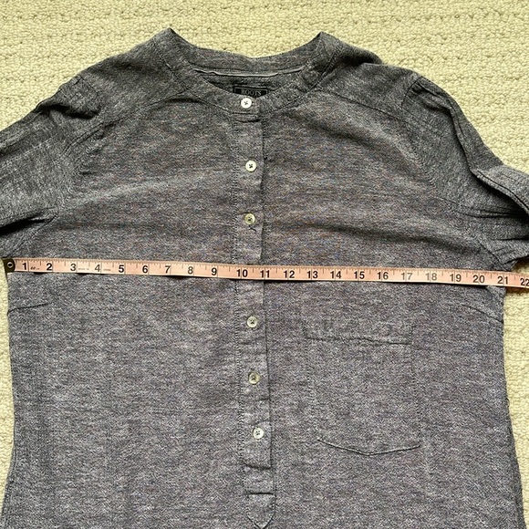 Roots Long Sleeve Linen Dress Size Medium - Picture 8 of 11